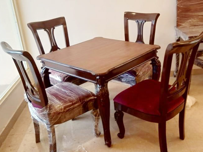 Rosewood 4 Seater Dining table Set