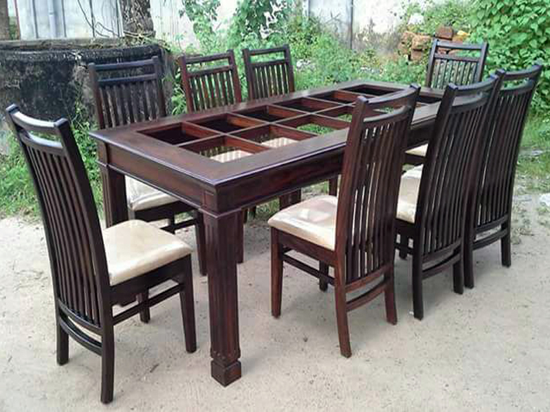 Rosewood 8 Seater Dining table Set