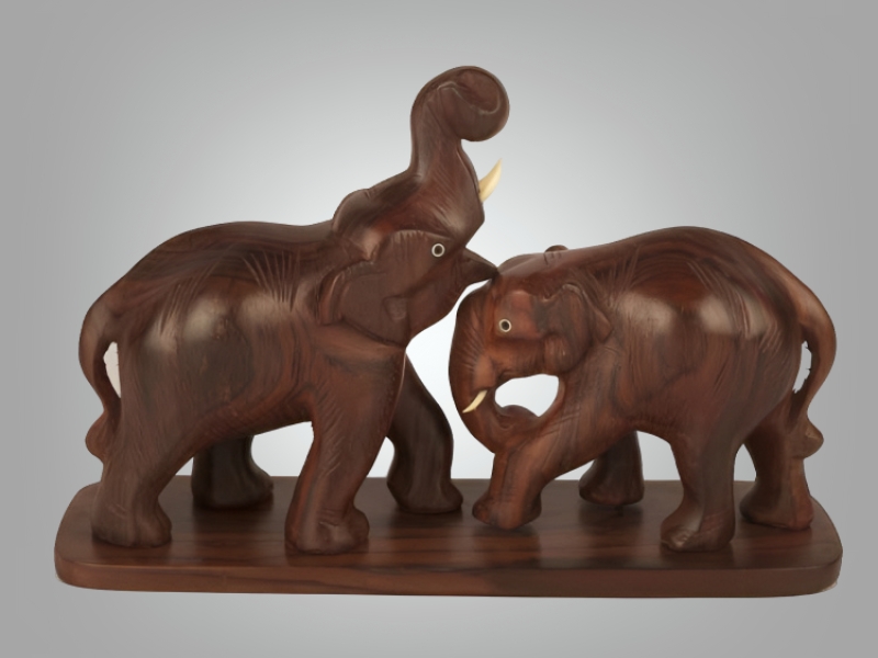 Rosewood Elephants